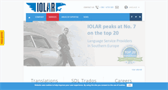 Desktop Screenshot of iolar.com